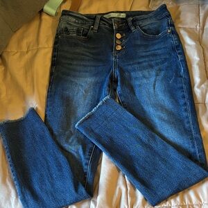 Altar'd State Dark Blue Ankle Jeans